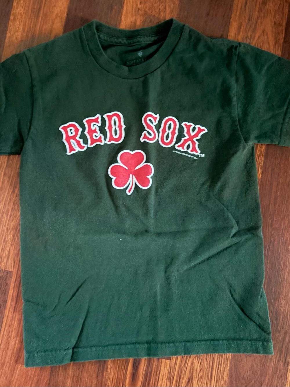 Vintage Boston Red Sox t-shirt, Youth Small, Green Shamrock MLB Baseball